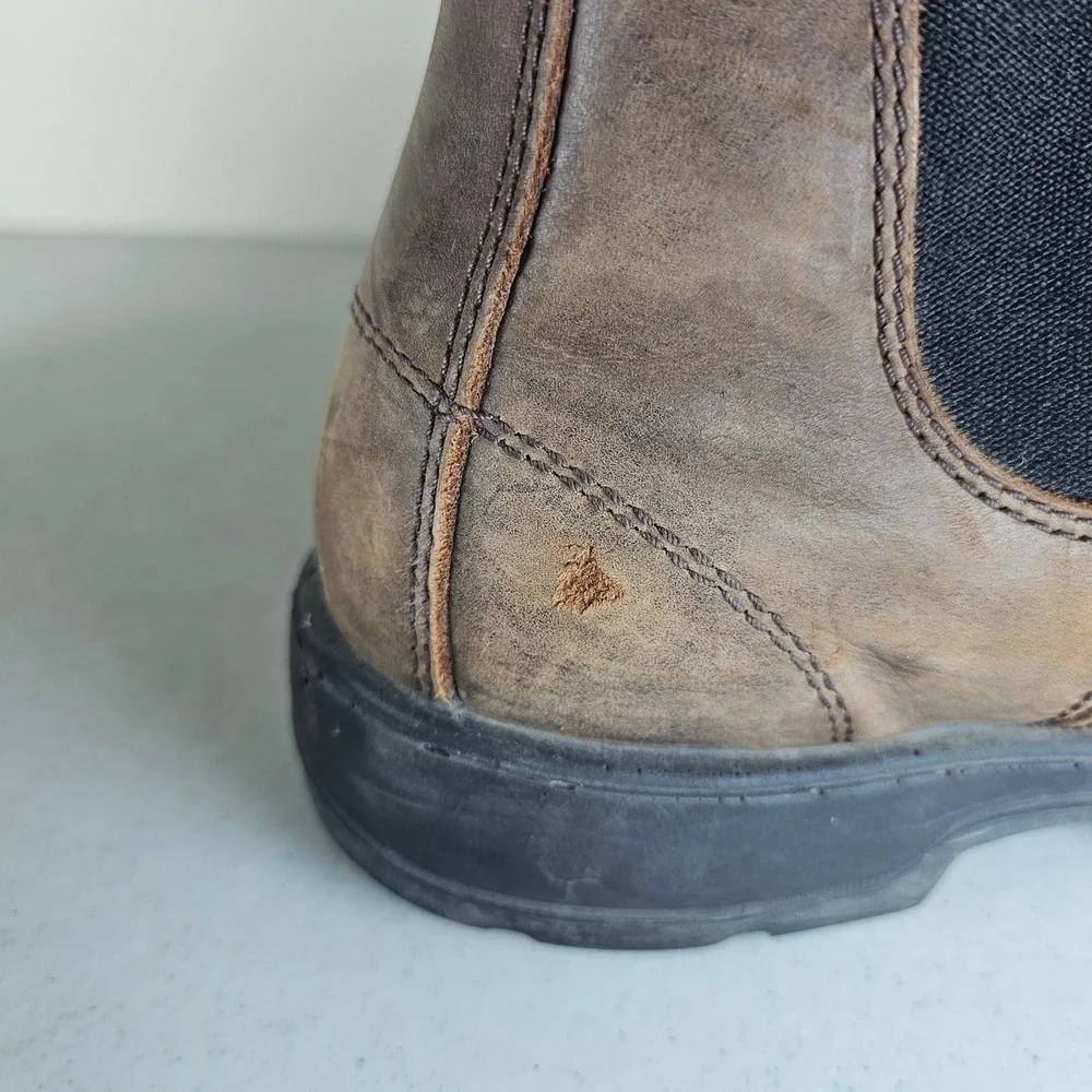 Blundstone BL1609 Men's Size 10 Antique Brown Chelsea Boots - Picture 6 of 7